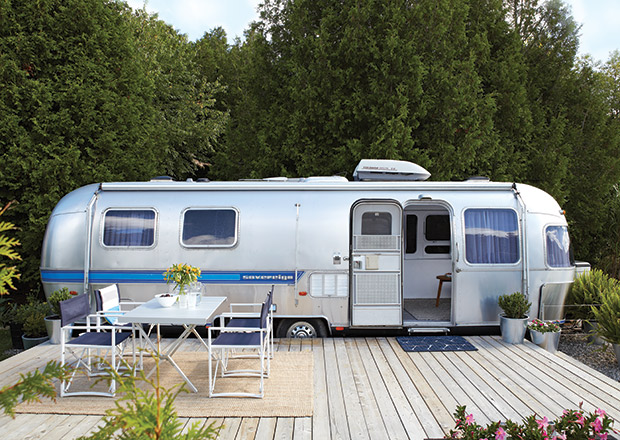 Photos : caravane Airstream transformée et camping stylé