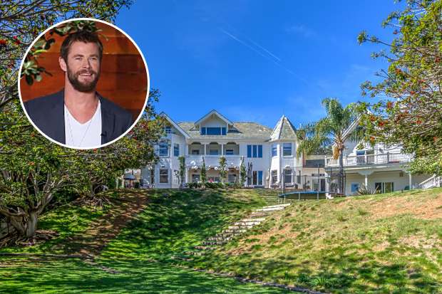 Photos : la résidence renversante de Chris Hemsworth (maisons de luxe)