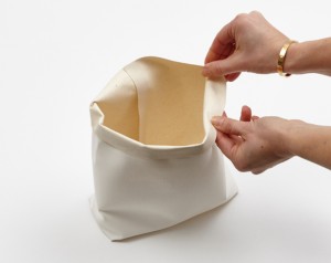 DIY sac toile rangement projet