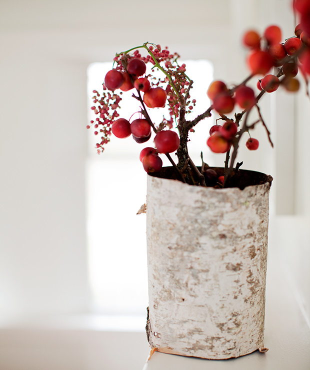 Branche Décorative Pour Vase De Style Scandi I Feutre Naturel