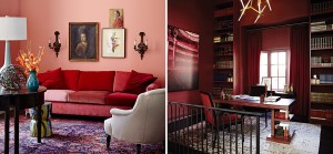 inspiration pour décorer avec du rouge