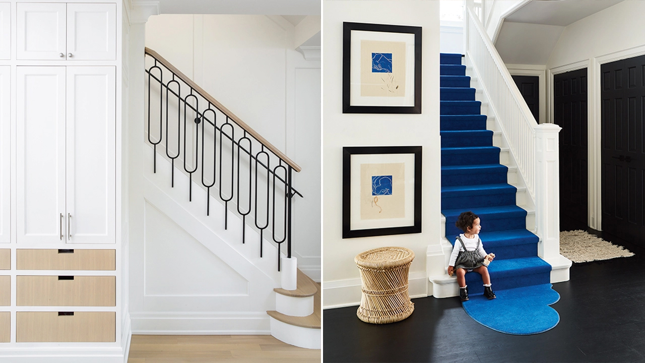 Décoration peintures escaliers exemples photos